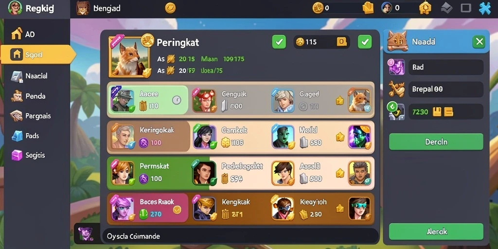 Tampilan grafis yang memukau di level pertama.