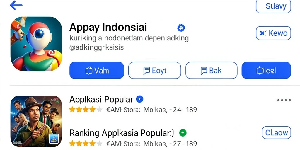 Antarmuka pengguna BW888 yang menarik.