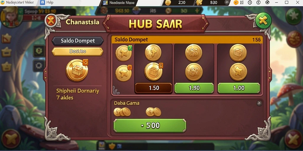 Antarmuka utama DULTOGEL yang menarik dan mudah dinavigasi.