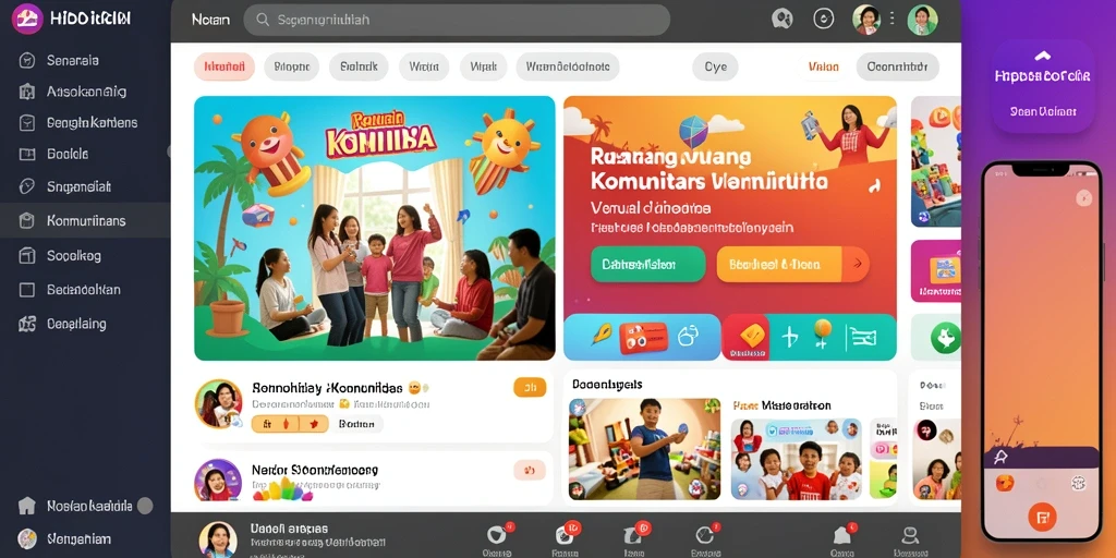 Tampilan antarmuka GOTO77 yang menarik dan intuitif.