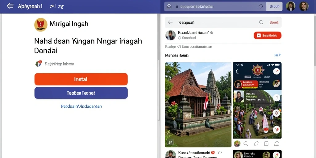 Tampilan awal yang menarik dan intuitif.